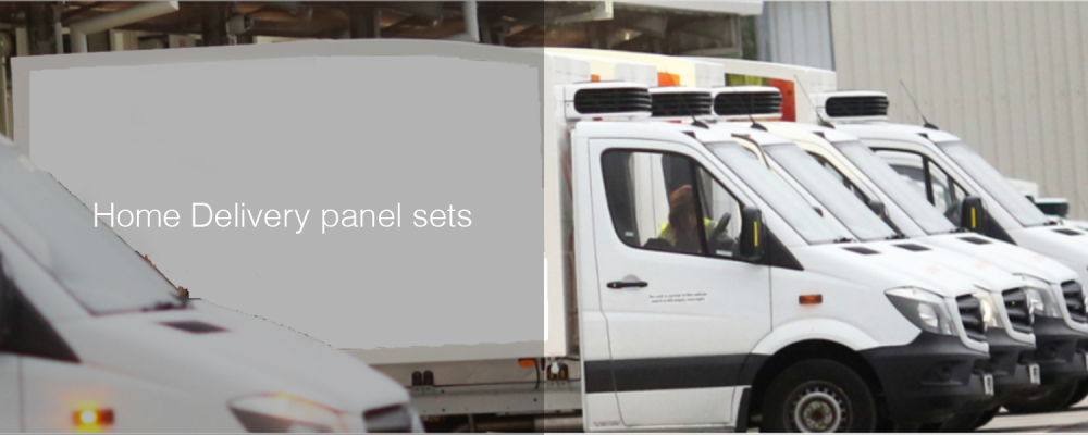 home delivery vehicle panel